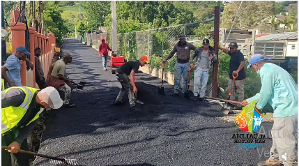 02 Mayo – Alcalde Pedro Estrella sigue su misión de transformar el municipio Calle Los Ovalles, asfaltado gracias al Ministerio De Obra Públicas Y Comunicación por su apoyo la gestión municipal del alcalde que trabaja día y noche.