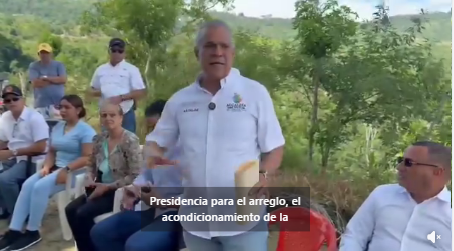 19 Mayo – Alcalde Pedro Estrella y Emmanuel Bautista entregan fondos para el acontecimiento del camino vecinal el Cupey en el municipio San Víctor.